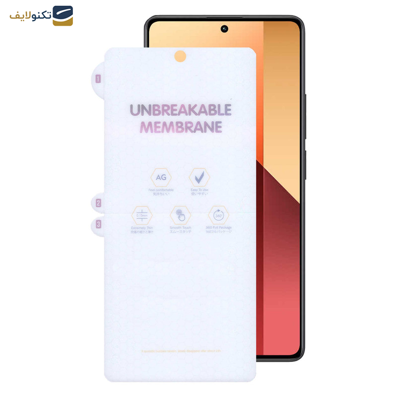محافظ صفحه نمایش مات بوف مدل Hydrogel-Matte-G مناسب برای گوشی موبایل شیائومی Redmi Note 13 Pro 4G-5G - Note 13 4G-5G - Note 13R Pro - Buff Hydrogel-Matte-G film screen protector suitable for Xiaomi Redmi Note 13 Pro 4G-5G - Note 13 4G-5G - Note 13R Pro