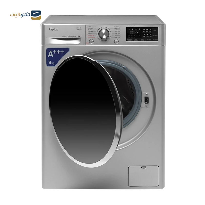 ماشین لباسشویی جی پلاس 9 کیلویی مدل GWM-P990S - GPlus GWM-P990S Washing Machine