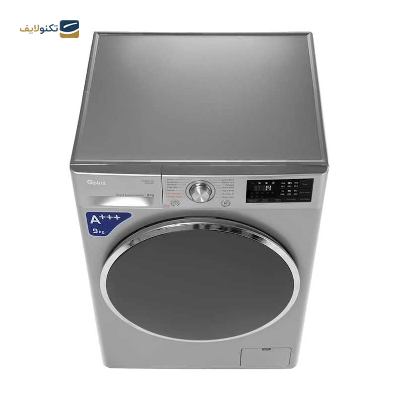 ماشین لباسشویی جی پلاس 9 کیلویی مدل GWM-P990S - GPlus GWM-P990S Washing Machine