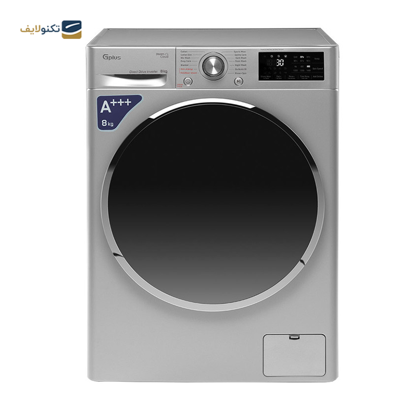 ماشین لباسشویی جی پلاس 8 کیلویی مدل GWM-L808 - GPlus GWM-L808 Washing Machine