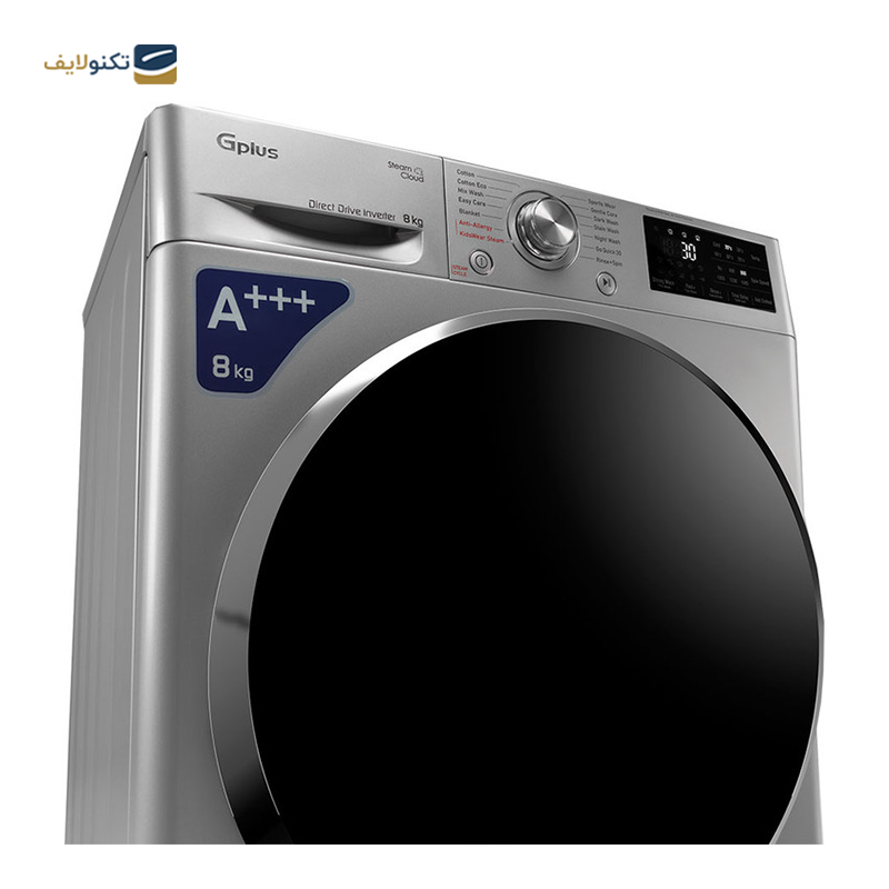 ماشین لباسشویی جی پلاس 8 کیلویی مدل GWM-L808 - GPlus GWM-L808 Washing Machine