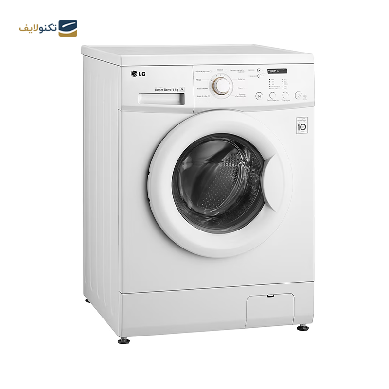 ماشین لباسشویی ال جی 7 کیلویی مدل F10C3QDP2 - LG F10C3QDP2 Washing Machine