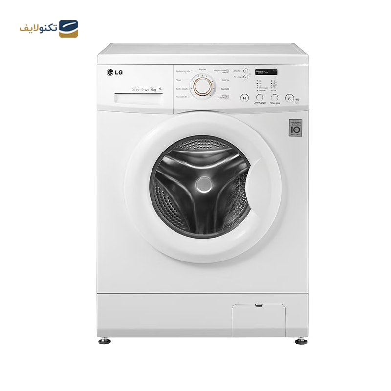 ماشین لباسشویی ال جی 7 کیلویی مدل F10C3QDP2 - LG F10C3QDP2 Washing Machine