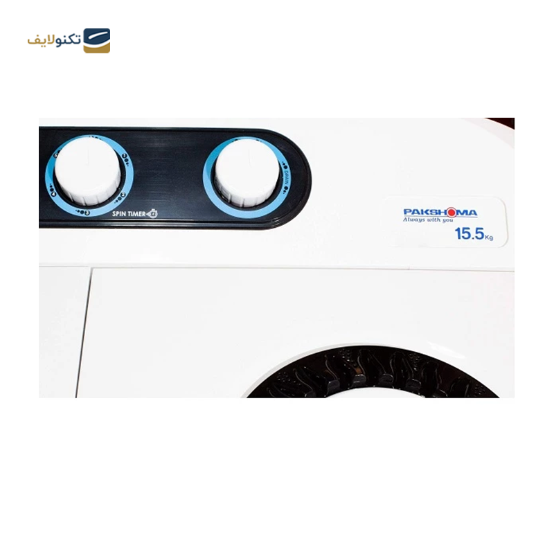 ماشین لباسشویی پاکشوما 15.5 کیلویی مدل PTF 1504 AJ - Pakshoma PTF 1504 AJ Washing Machine