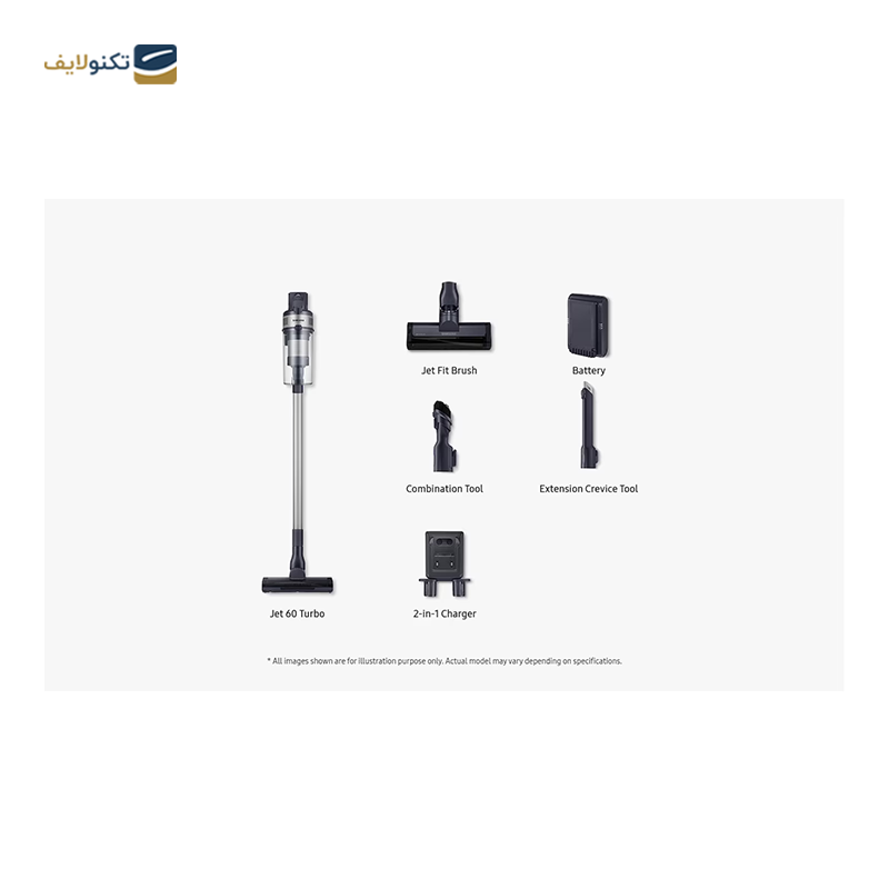 جارو شارژی سامسونگ مدل JET 60-VS15A6031R4 - Samsung JET 60-VS15A6031R4 Electric Broom