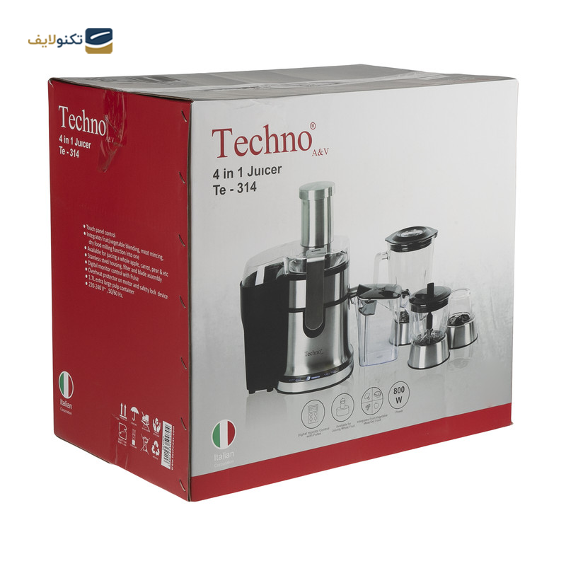  آبمیوه گیری تکنو مدل TE-314 - Techno TE-314 Juicer