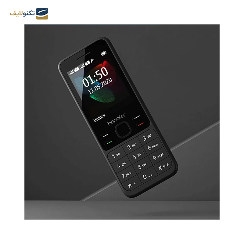 گوشی موبایل هانوفر مدل 150 دو سیم کارت با منو فارسی - Hanofer 150 Dual SIM With Persian Menu & Games