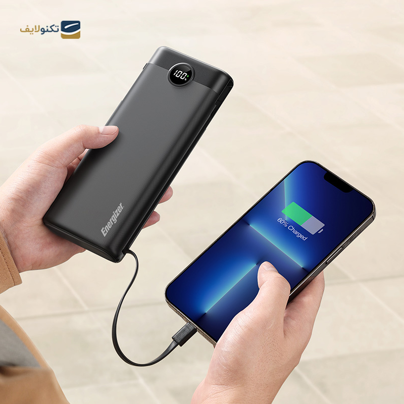 پاوربانک انرجایزر مدل UE30001PQ ظرفیت 30000 میلی آمپر ساعت - Energizer UE30001PQ 30000mah Power Bank