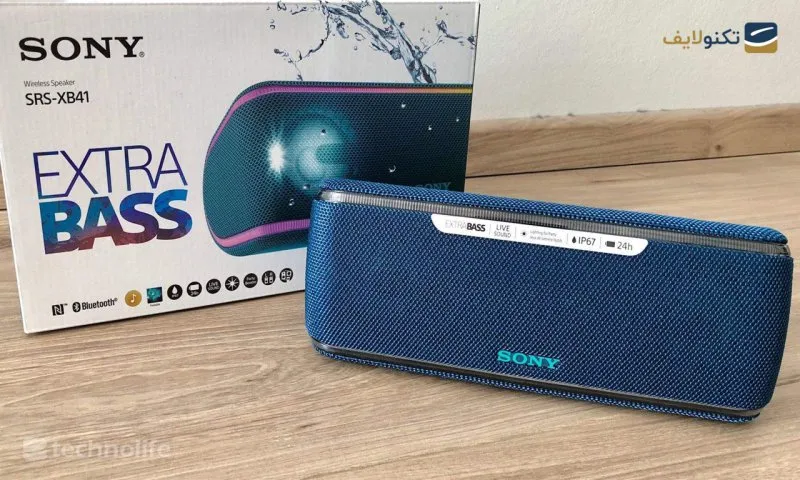 اسپیکر بلوتوثی قابل حمل سونی مدل SRS-XB41 - Sony SRS-XB41 Portable Bluetooth Speaker