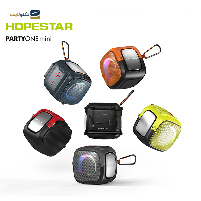 اسپیکر بلوتوثی قابل حمل هوپ استار مدل Party-ONE mini New - HopeStar Party-ONE mini New portable Bluetooth speaker