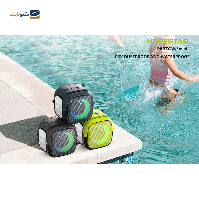 اسپیکر بلوتوثی قابل حمل هوپ استار مدل Party-ONE mini New - HopeStar Party-ONE mini New portable Bluetooth speaker