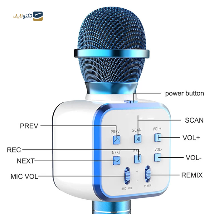 میکروفون و اسپیکر استوریا مدل MS01 - Storia MS01 Microphone Speaker