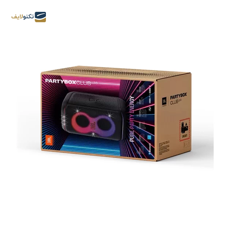 پارتی باکس جی بی ال مدل PartyBox Club 120 - JBL PartyBox Club 120 Portable Bluetooth Speaker