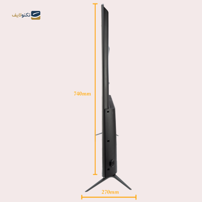  تلویزیون ال ای دی هوشمند پانورامیک مدل PA-55SB365 سایز 55 اینچ - PA-55SB365