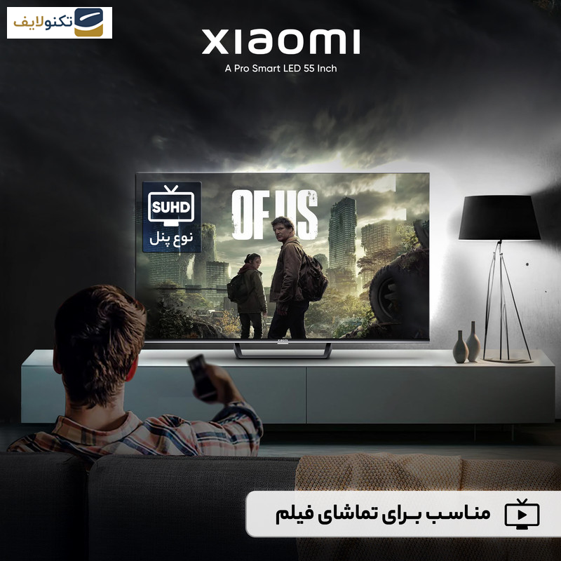 تلویزیون شیائومی LED سایز 55 اینچ مدل A Pro - Xiaomi A Pro Smart LED TV 55 Inch