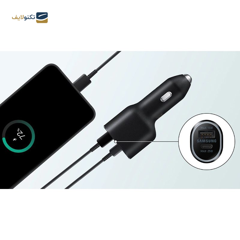 شارژر فندکی سامسونگ مدلDuo EP-L4020 توان 40 وات - Samsung Duo EP-L4020 Car Charger 40W