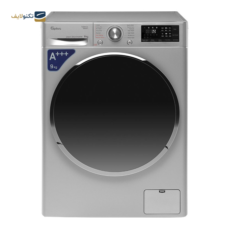 ماشین لباسشویی جی پلاس 9 کیلویی مدل GWM-L990S - GPlus GWM-L990S Washing Machine