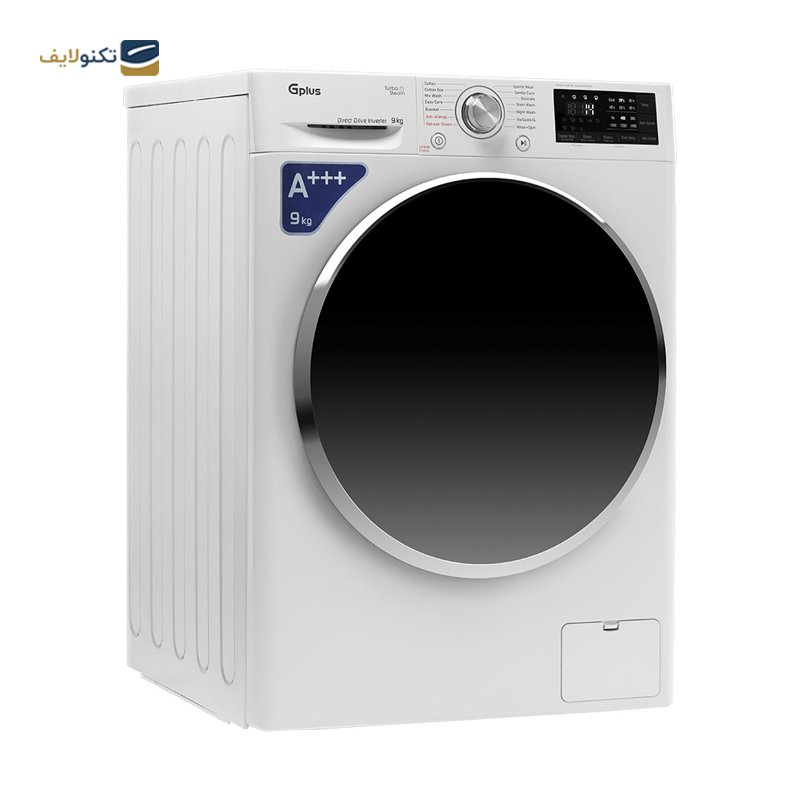 ماشین لباسشویی جی پلاس 9 کیلویی مدل GWM-L990S - GPlus GWM-L990S Washing Machine