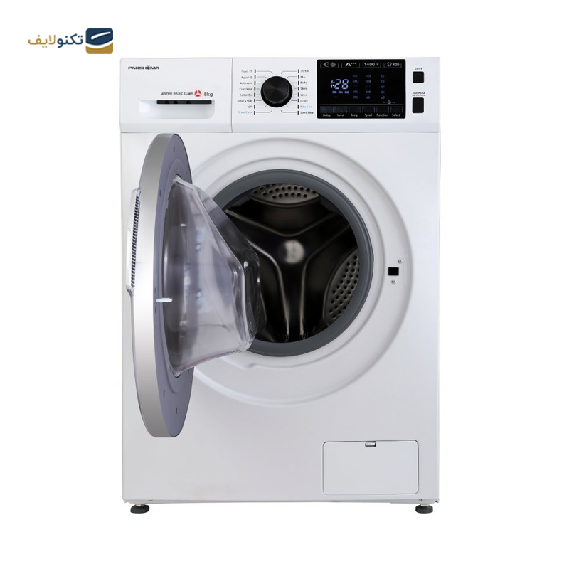 ماشین لباسشویی پاکشوما 8 کیلویی مدل TFB-86402 - Pakshoma TFB-86402 Washing Machine 8KG