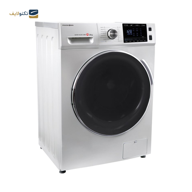 ماشین لباسشویی پاکشوما 8 کیلویی مدل TFB-86402 - Pakshoma TFB-86402 Washing Machine 8KG