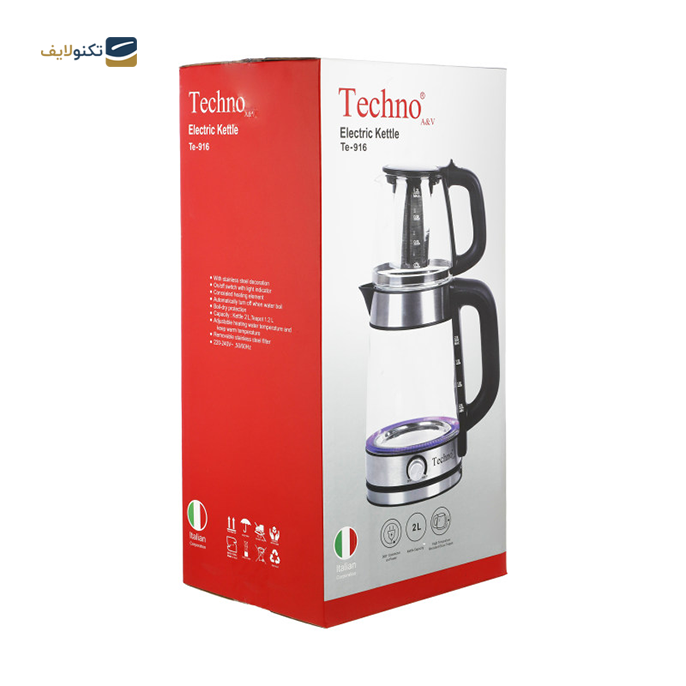  چای ساز تکنو مدل TE-916 - Techno TE-916 Tea Maker Machine