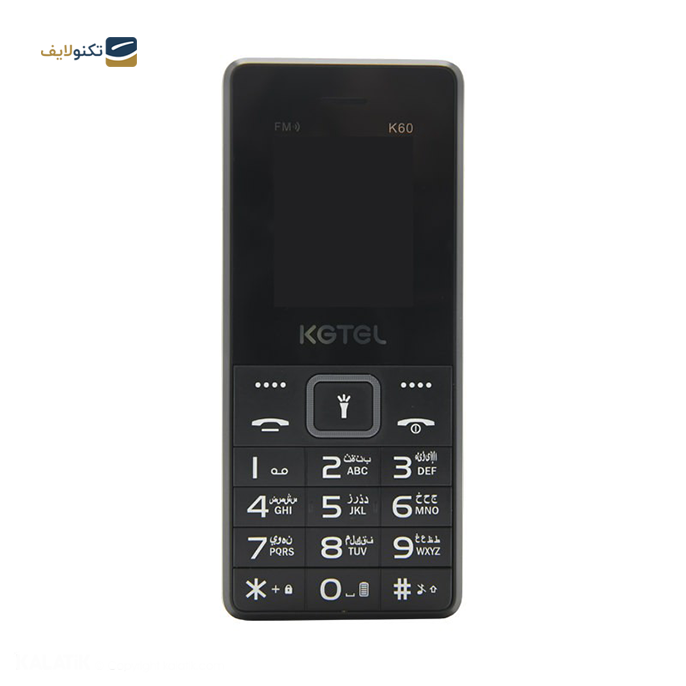  گوشی موبایل کاجیتل مدل K60 حافظه داخلی 28 کیلوبایت-دو سیم کارت - KGTELK60 Dual SIM