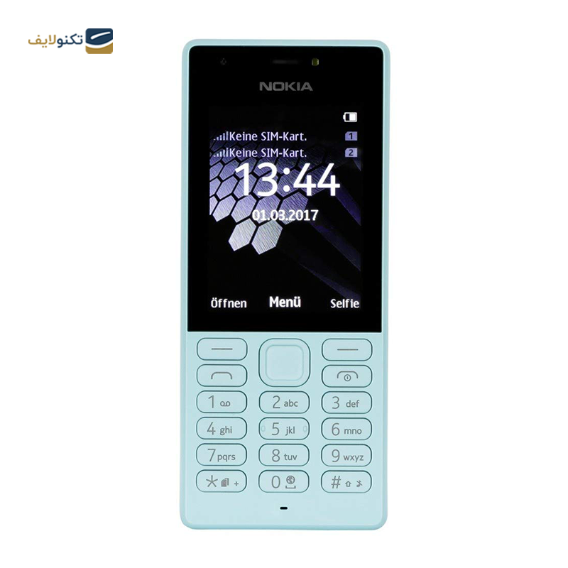 گوشی موبایل نوکیا مدل 216 ظرفیت 16 مگابایت رم 16 مگابایت دو سیم کارت - مونتاژ ایران - Nokia 216 Dual SIM 16/16MB RAM