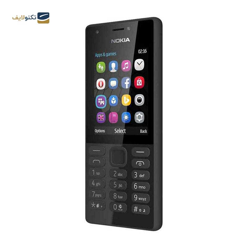 گوشی موبایل نوکیا مدل 216 ظرفیت 16 مگابایت رم 16 مگابایت دو سیم کارت - مونتاژ ایران - Nokia 216 Dual SIM 16/16MB RAM