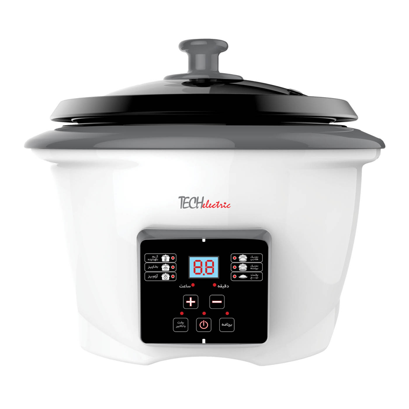  پلوپز چندکاره تک الکتریک مدل MC1108-18 - tech electric MC1108-18 rice cooker