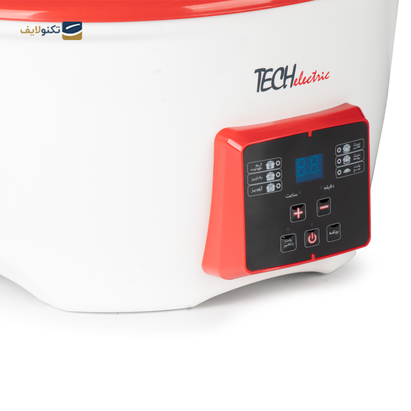  پلوپز چندکاره تک الکتریک مدل MC1108-18 - tech electric MC1108-18 rice cooker