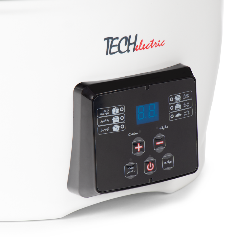  پلوپز چندکاره تک الکتریک مدل MC1108-18 - tech electric MC1108-18 rice cooker