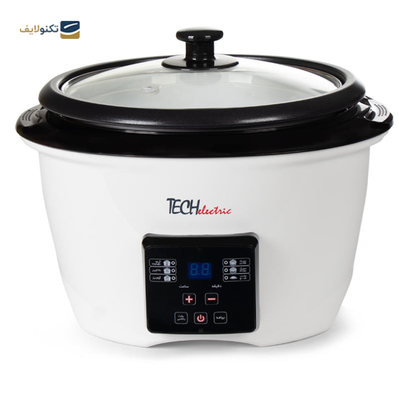  پلوپز چندکاره تک الکتریک مدل MC1108-18 - tech electric MC1108-18 rice cooker