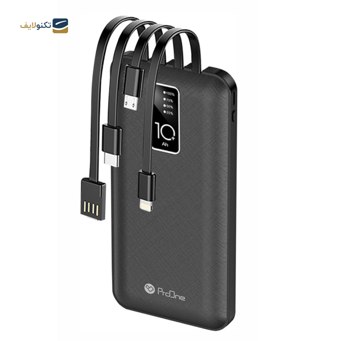  پاوربانک پرووان مدل PPB5104 ظرفیت 10000 میلی‌آمپر ساعت	 - ProOne Power Bank PPB5104 - 10000 mAh