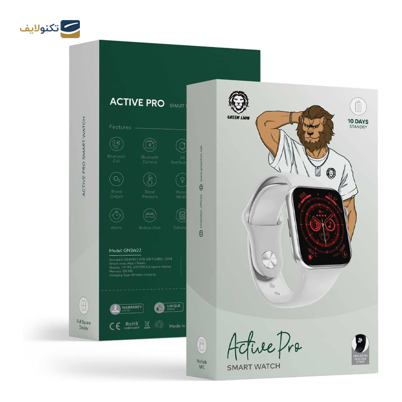 ساعت هوشمند گرین لاین مدل Active Pro - Green lion Active Pro smartwatch