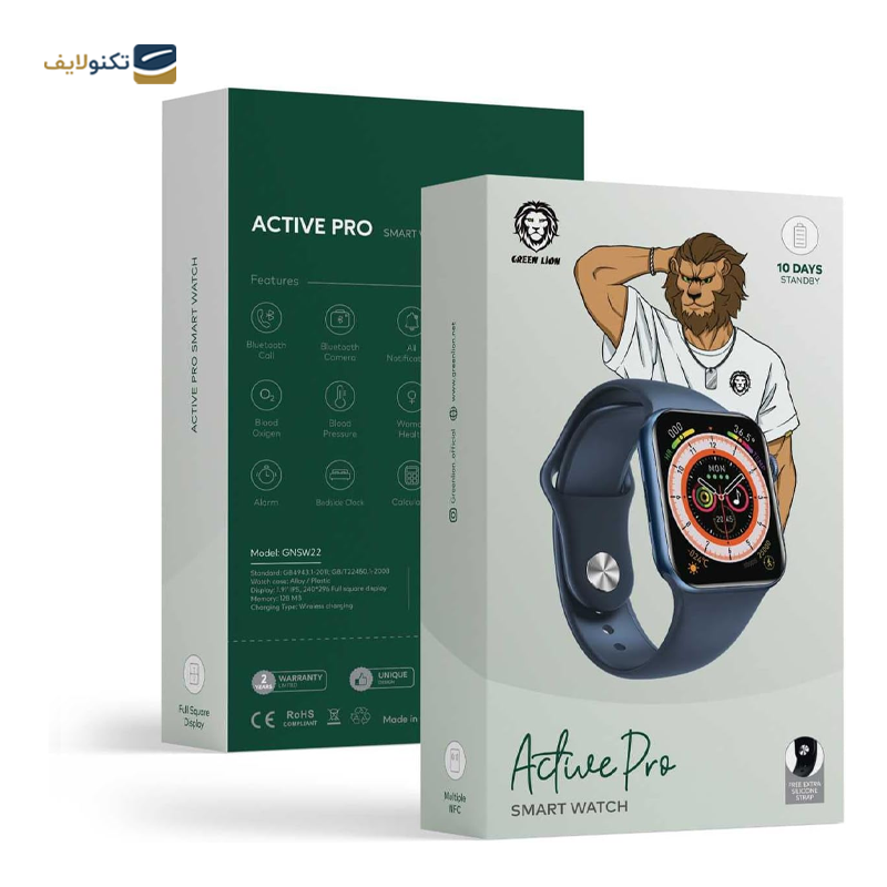 ساعت هوشمند گرین لاین مدل Active Pro - Green lion Active Pro smartwatch