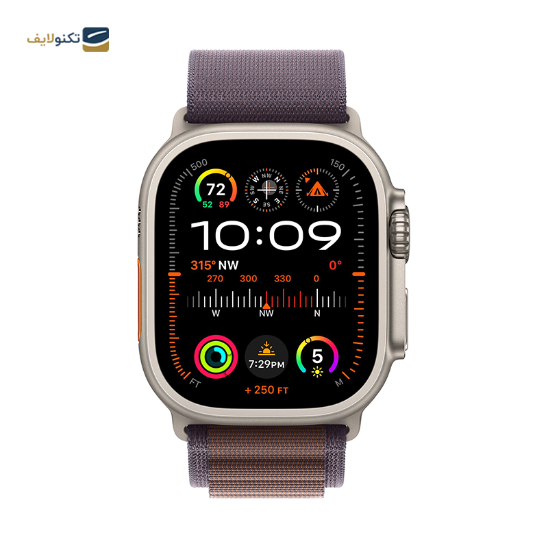 اپل واچ اولترا 2 سایز 49 میلی متری بند لوپ آلپاین - Apple Watch Ultra 2 Titanium Case 49mm Loop Alpine