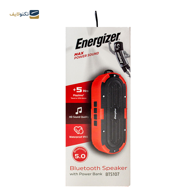 اسپیکر بلوتوثی انرجایزر مدل BTS107 - Energizer BTS107 Bluetooth speaker