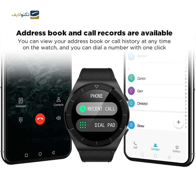  ساعت هوشمند جی تب مدل GT3 - G-tab GT3 Smart Watch