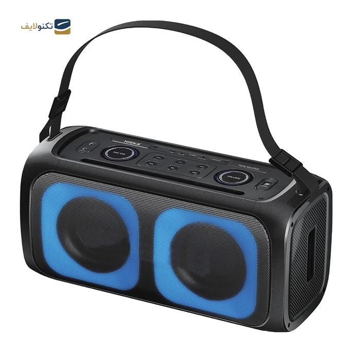 اسپیکر بلوتوثی خانگی هیسکا مدل Party Box 1008 - Hiska Party Box 1008 Wireless Speaker