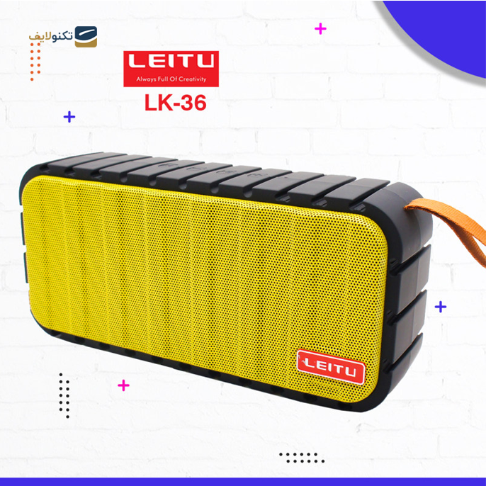  اسپیکر بلوتوثی قابل حمل لیتو مدل LK - 36 - Leitu LK - 36 Bluetooth Speaker