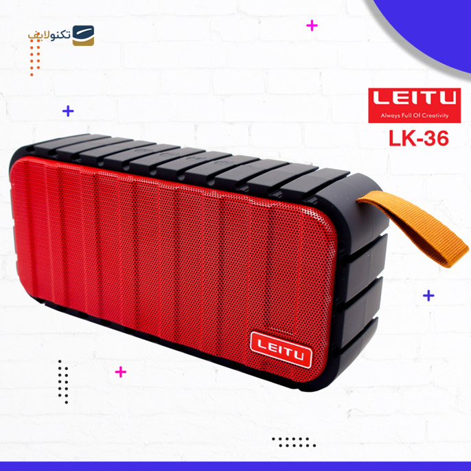  اسپیکر بلوتوثی قابل حمل لیتو مدل LK - 36 - Leitu LK - 36 Bluetooth Speaker