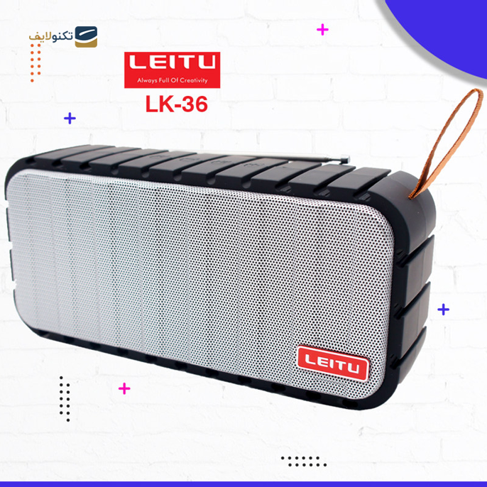  اسپیکر بلوتوثی قابل حمل لیتو مدل LK - 36 - Leitu LK - 36 Bluetooth Speaker