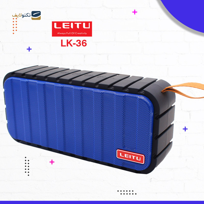  اسپیکر بلوتوثی قابل حمل لیتو مدل LK - 36 - Leitu LK - 36 Bluetooth Speaker