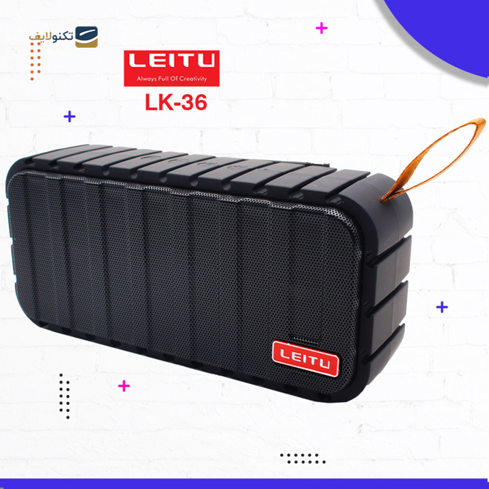  اسپیکر بلوتوثی قابل حمل لیتو مدل LK - 36 - Leitu LK - 36 Bluetooth Speaker