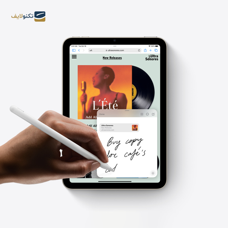 تبلت اپل مدل iPad mini 6th Gen Wi-Fi 2021 ظرفیت 64 گیگابایت رم 4 گیگابایت - Apple iPad mini 6th Generation Wi-Fi 8.3 inch 2021 64GB Tablet