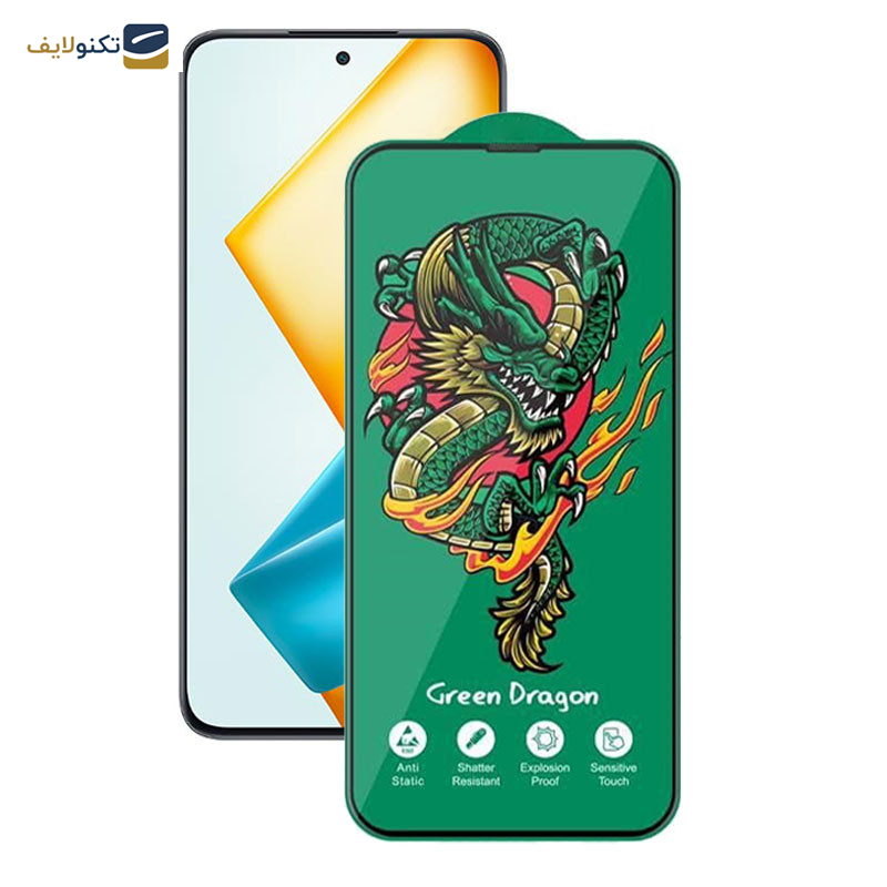 محافظ صفحه نمایش اپیکوی مدل Green Dragon ExplosionProof مناسب برای گوشی موبایل آنر 90 Lite/ 90 GT/ X8a/ X8b/ X8 4G - Epicoy Green Dragon ExplosionProof Screen Protector For Honor 90 Lite/ 90 GT/ X8a/ X8b/ X8 4G