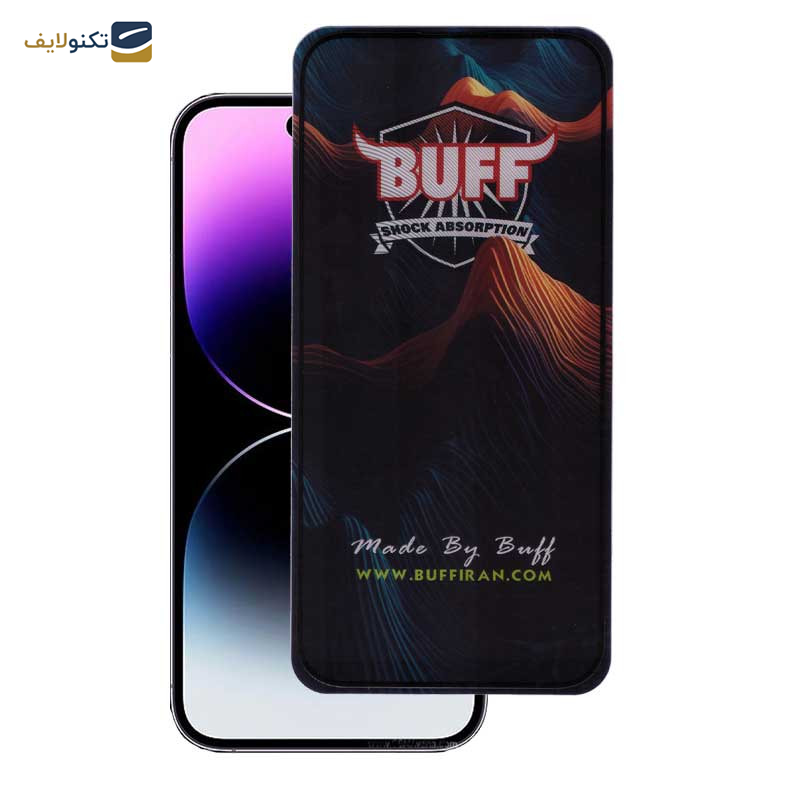 محافظ صفحه نمایش 5D بوف مدل Mountain-G مناسب برای گوشی موبایل اپل iPhone 14 Pro Max - Buff 5D Mountain-G Glass Screen Protector For Apple iPhone 14 Pro Max
