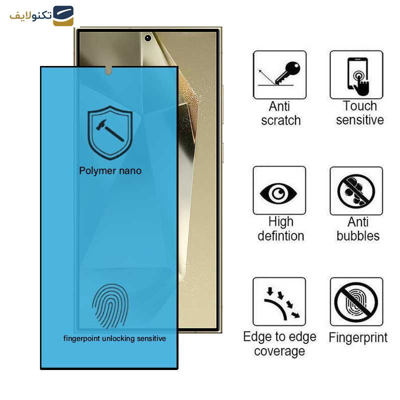 محافظ صفحه نمایش اپیکوی مدل Polymer Nano مناسب برای گوشی موبایل سامسونگ Galaxy S24 Ultra - S23 Ultra - S22 Ultra - Epicoy Polymer Nano Glass Screen Protector For Samsung Galaxy S24 Ultra - S23 Ultra - S22 Ultra