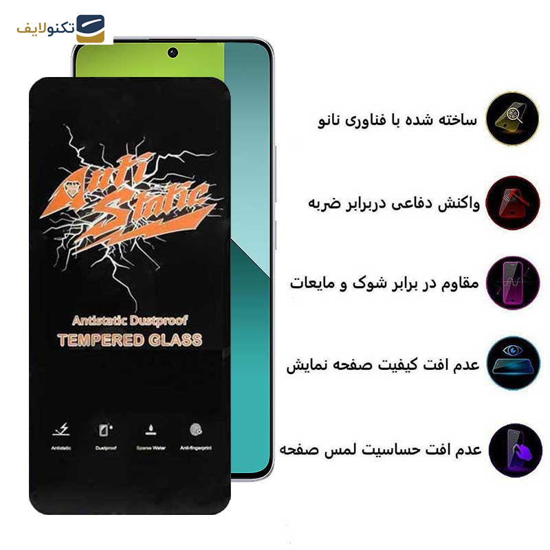 محافظ صفحه نمایش اپیکوی مدل Antistatic Dustproof مناسب برای گوشی موبایل شیائومی Redmi Note 13 4G/5G / Note 13 Pro 4G/5G / Note 13R Pro - Epicoy Antistatic Dustproof Screen Protector For Xiaomi Redmi Note 13 4G / 5G / Note 13 Pro 4G / 5G / Note 13R Pro