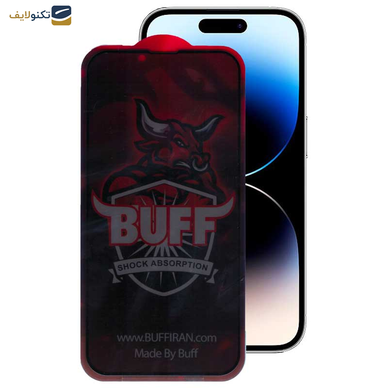 محافظ صفحه نمایش حریم شخصی بوف مدل Privacy Pro Plus-G مناسب برای گوشی موبایل اپل iPhone 14 - 13 Pro - 13 - Buff Privacy Pro Plus-G Glass Screen Protector For Apple iPhone 14 - 13 Pro - 13